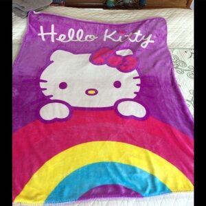 Hello kitty Sherpa blanket